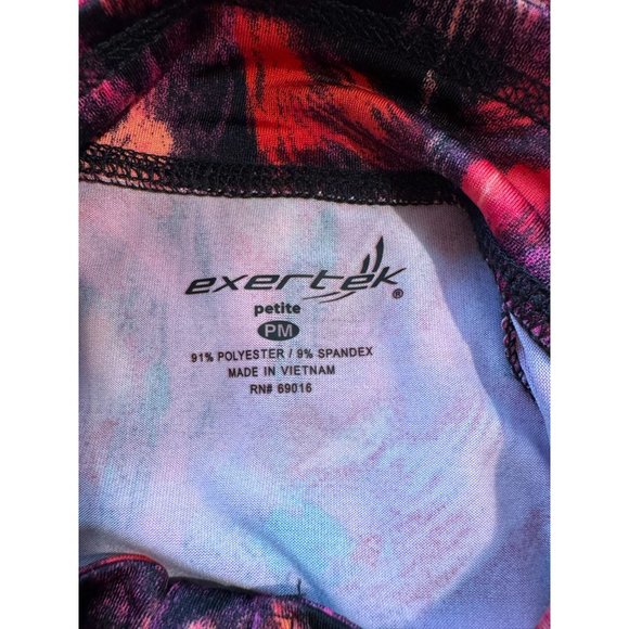 Exertek Zippered Work Out Jacket Women Size Petite Medium - Picture 8 of 9